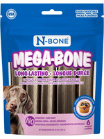N-bone N-bone Mega-bone Bâtonnet à Mâcher Longue Durée, Muffin Bleuet Et Citrouille (pqt 6) 16.8oz
