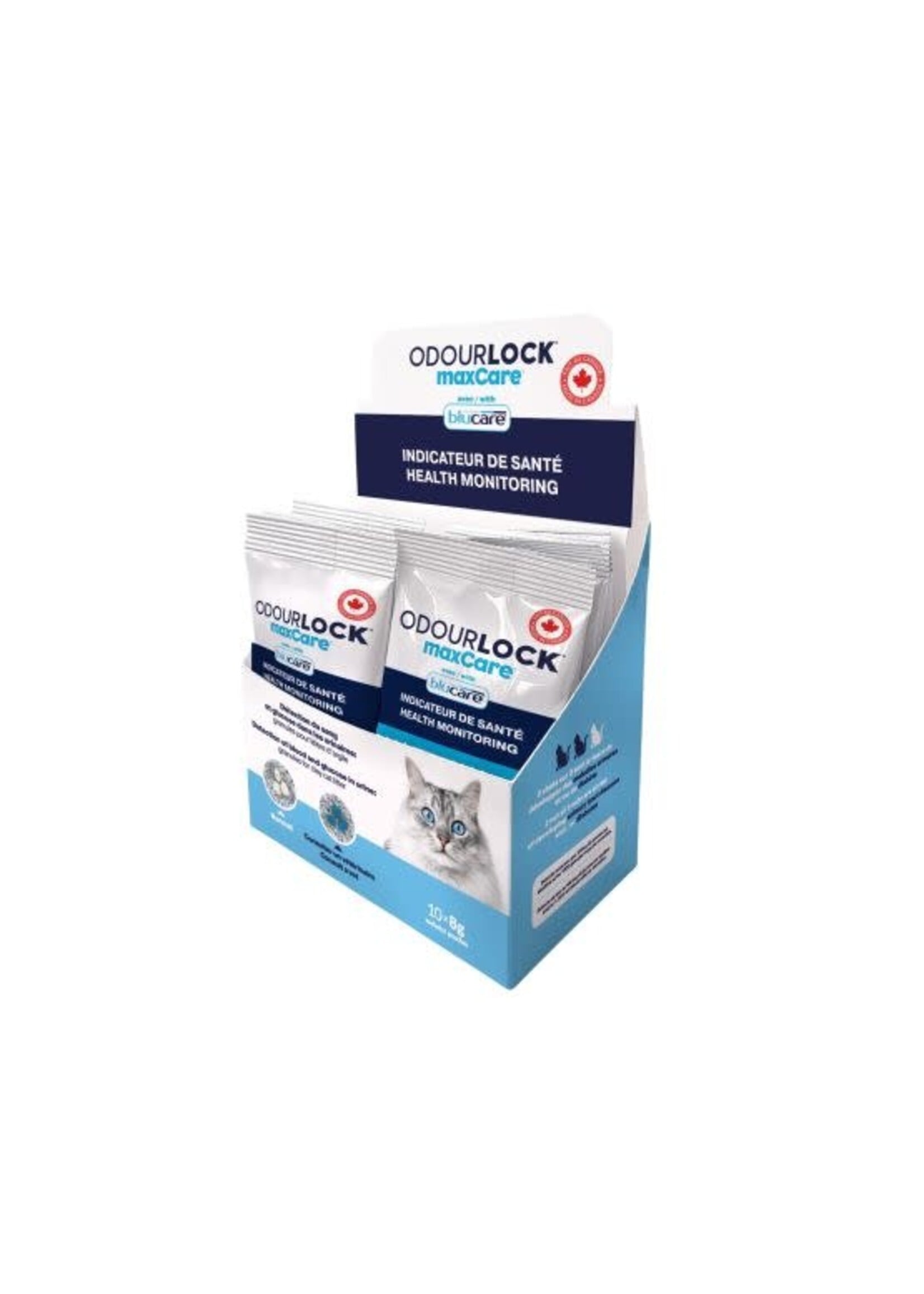 Intersand Intersand Odourlock Maxcare Présentoir Contenant Sachets De Granules 8g