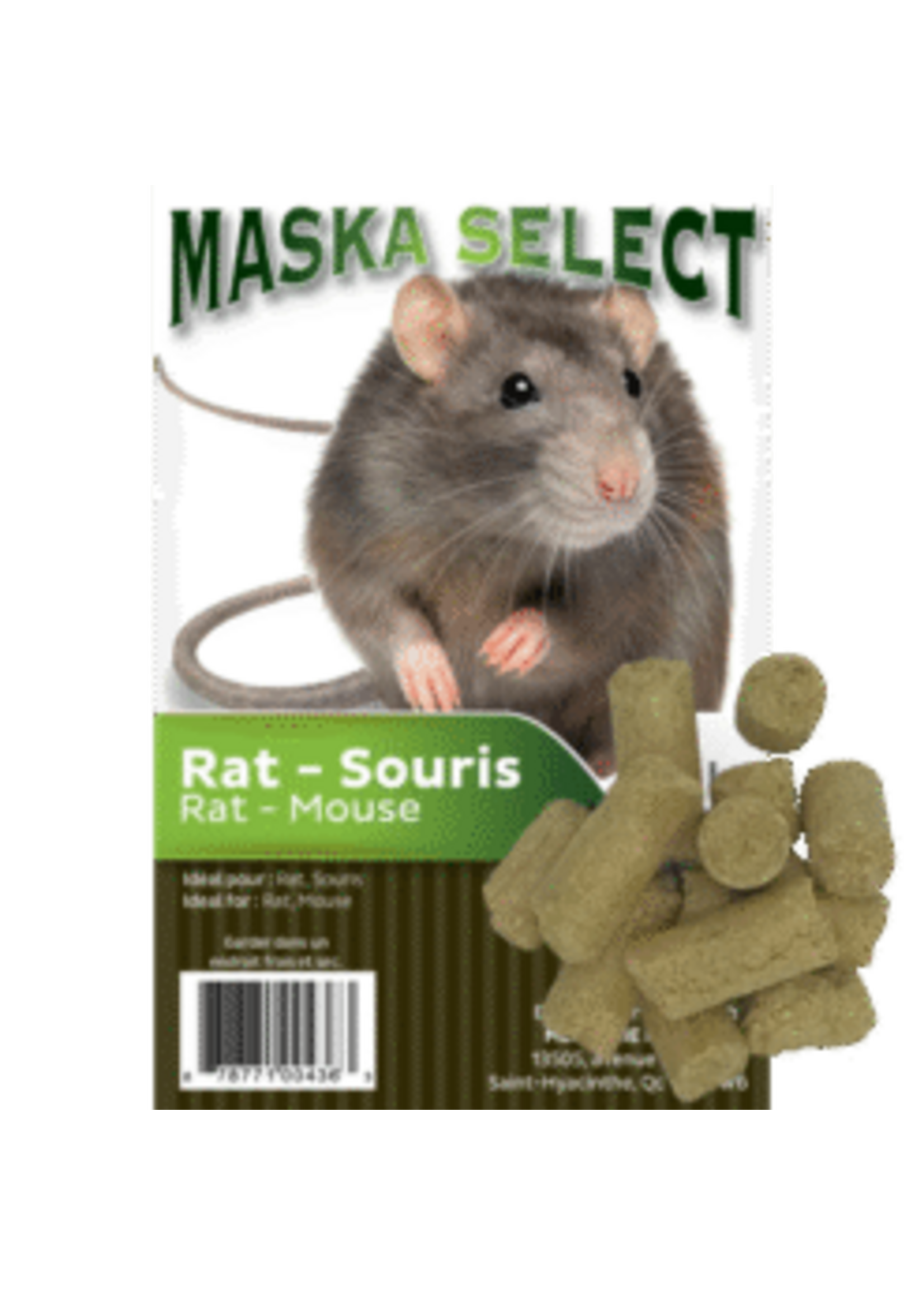 Maska Select Nourriture pour Rat et Souris | Maska Select 2 kg