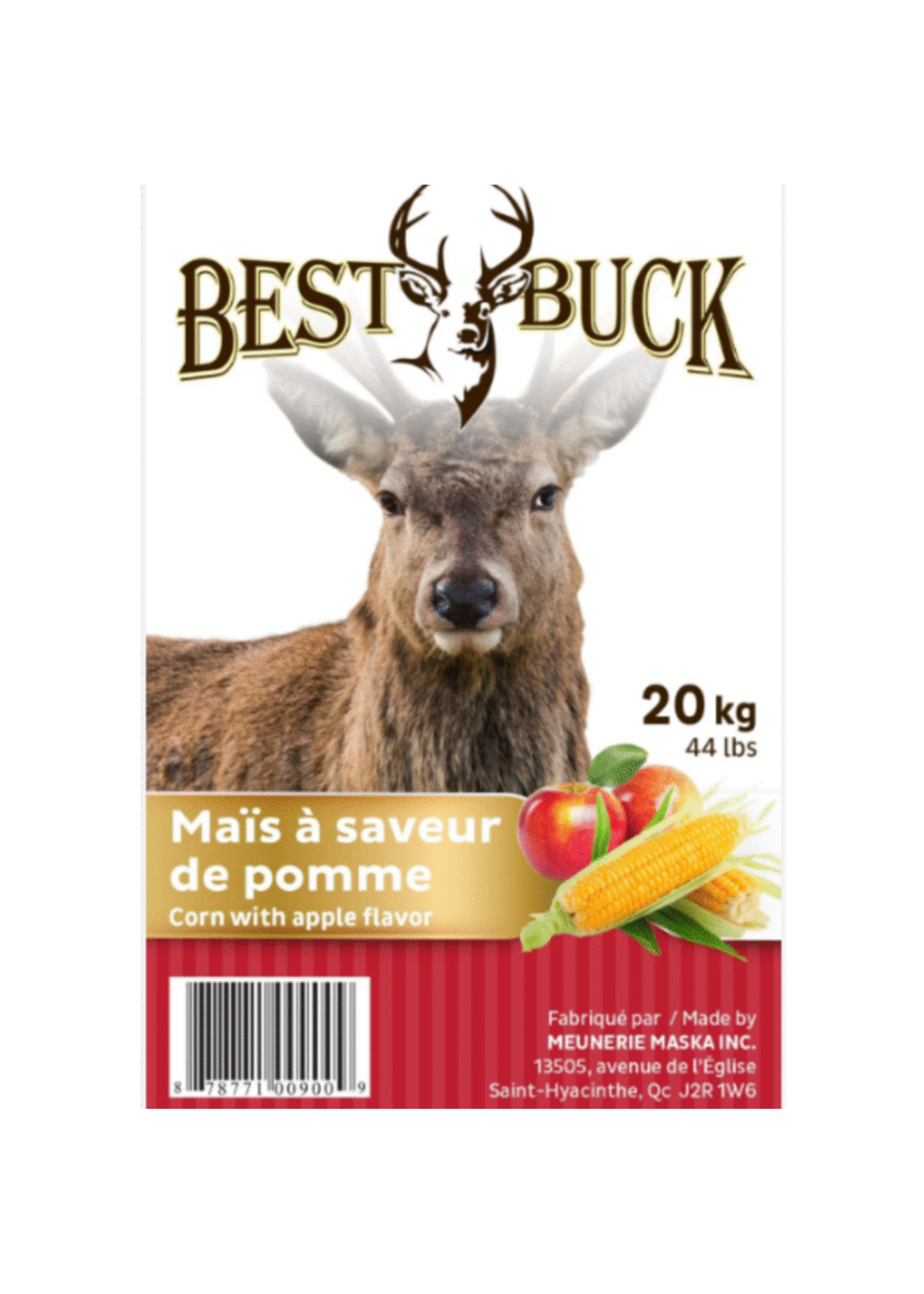 Soucy Maïs pour chevreuil à saveur d'anis 20 kg
