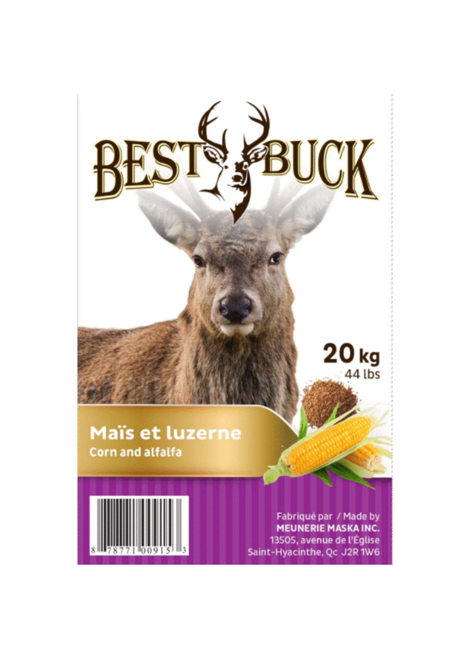Maska Select MS Maïs/ Luzerne Chevreuil 20 kg
