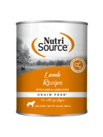 nutri source Conserve | Chien | Agneau | 348 g | Sans Grains | NutriSource
