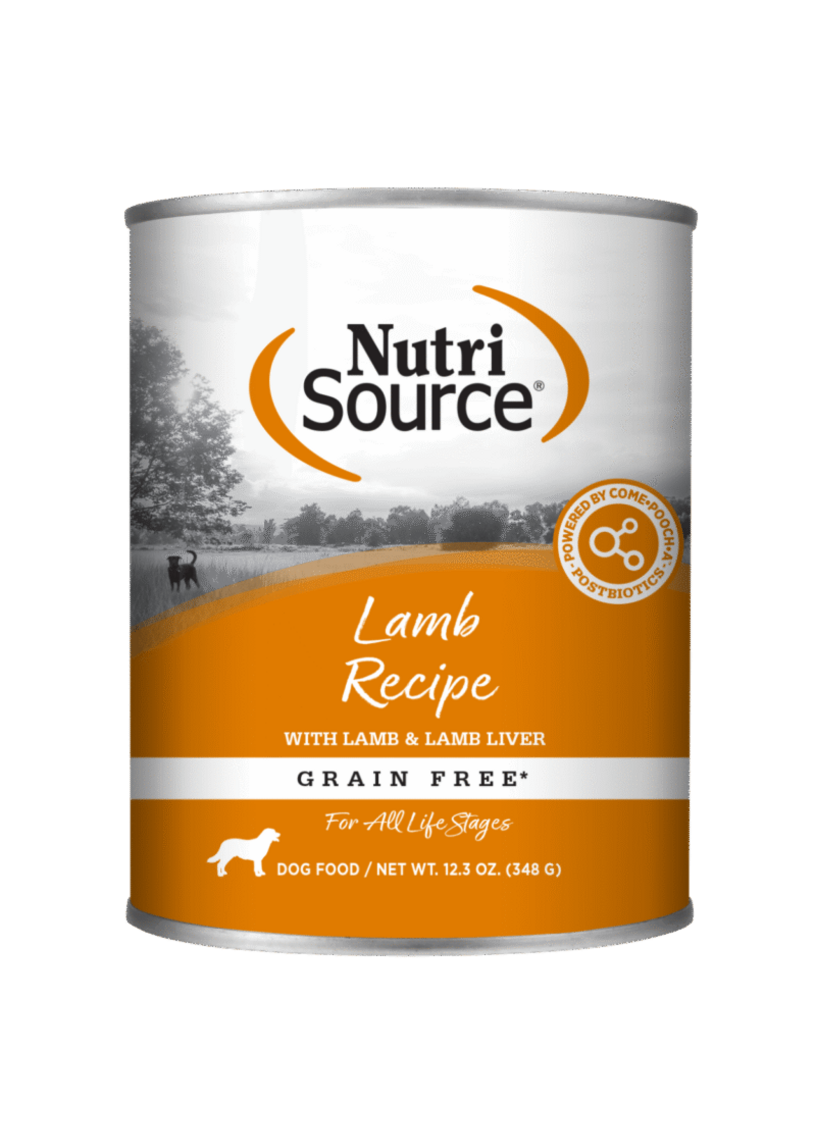 nutri source Conserve | Chien | Agneau | 348 g | Sans Grains | NutriSource