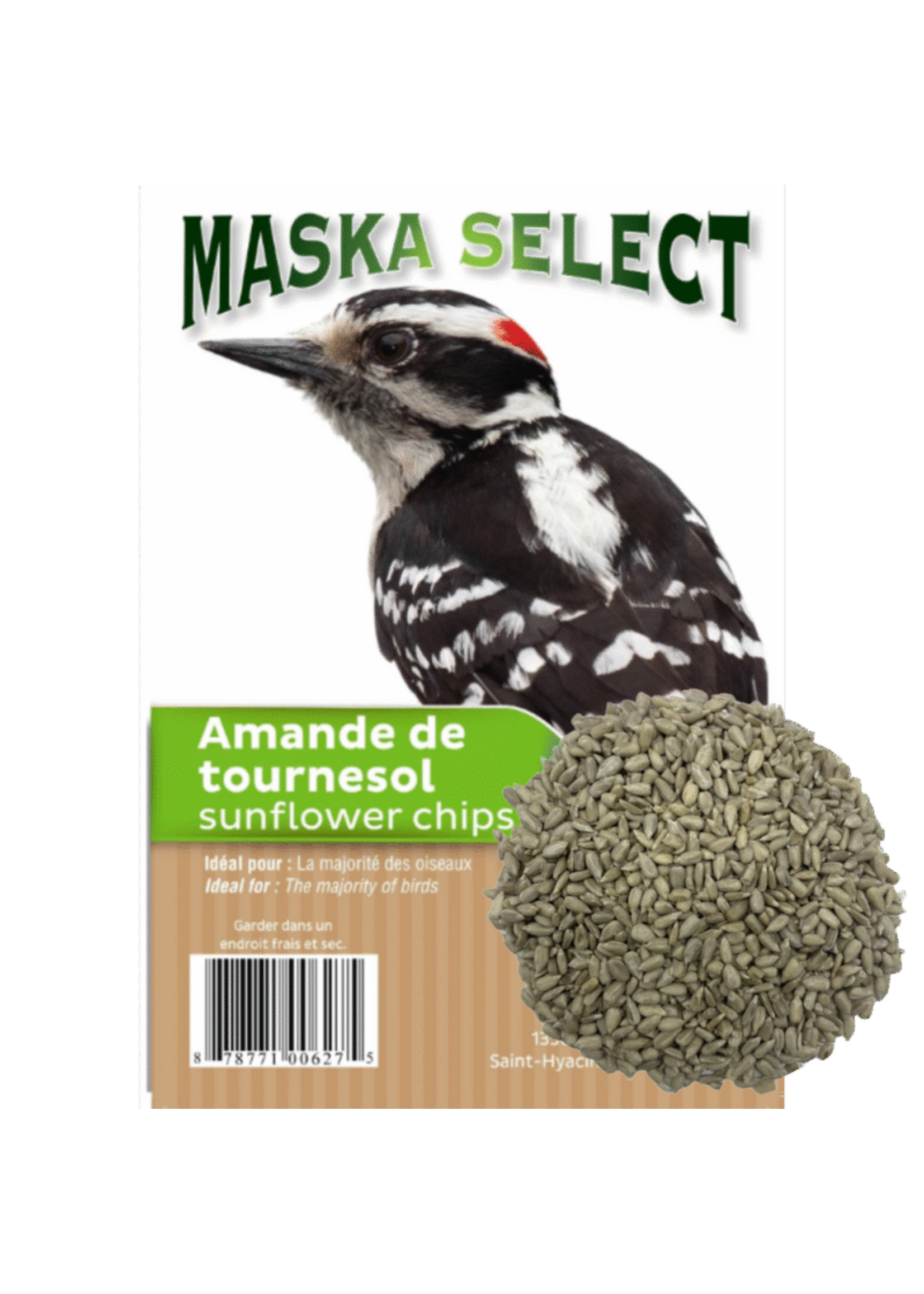 Maska Select Amande de Tournesol | Nourriture pour oiseaux | Maska Select