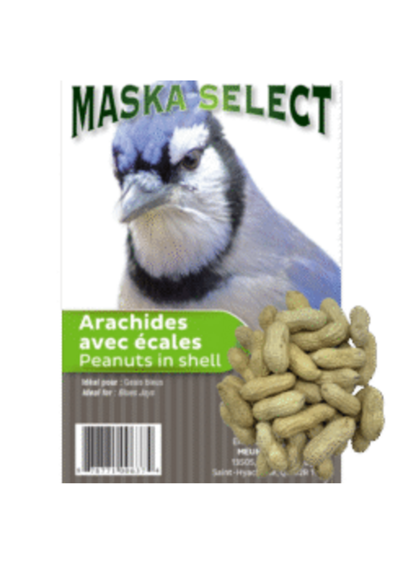 Maska Select Arachides avec écale | Nourriture pour oiseaux | Maska Select 6 kg
