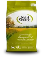 nutri source Nourriture sèche pour Chat | Contrôle du poids et Senior | NutriSource, 1.81kg