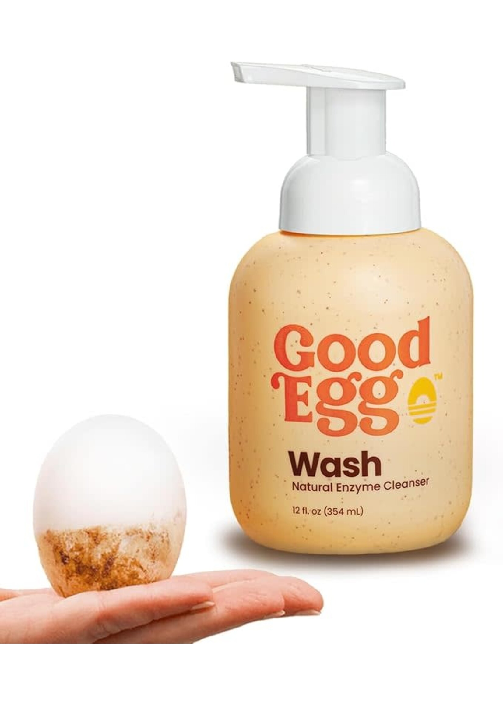 Goodegg, nettoyeur d’œufs bio, alimentaire et non toxique , 12oz (354ml)
