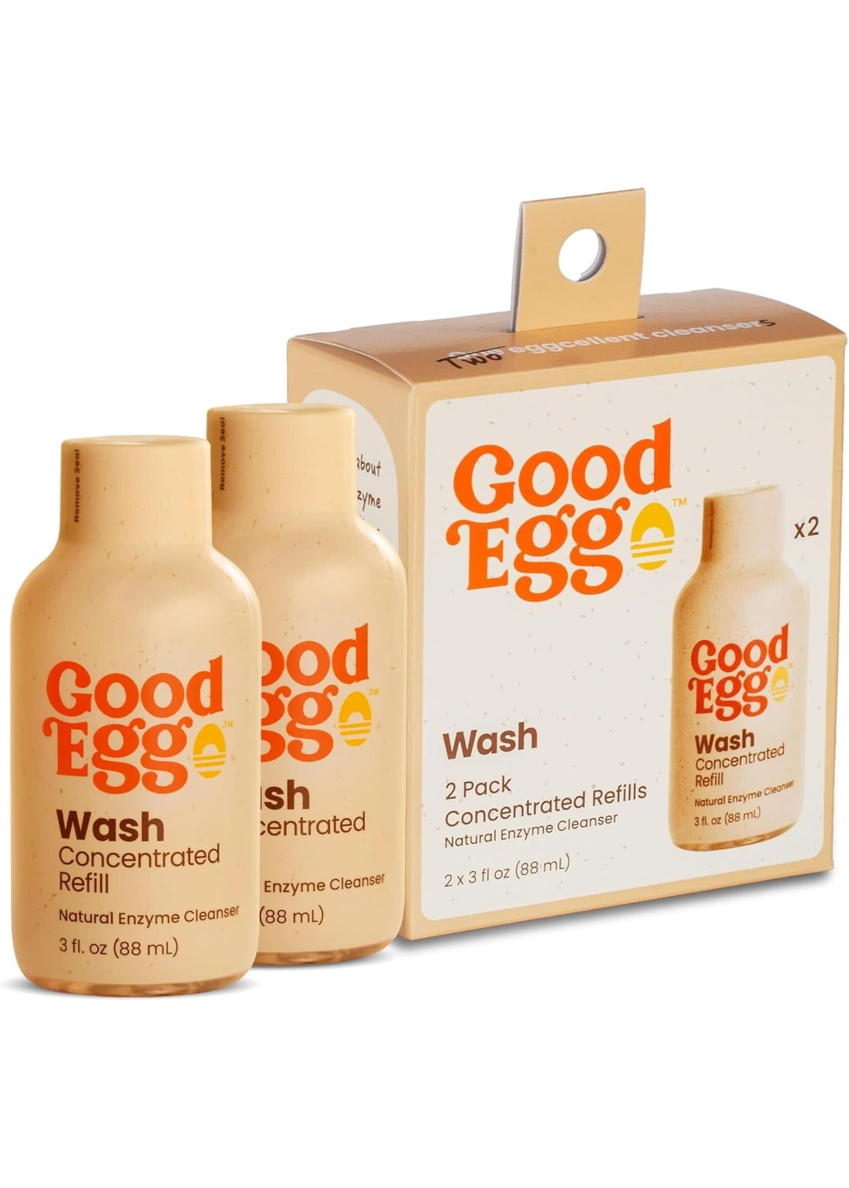 Goodegg nettoyeur d’œufs recharge 2 X 3 oz (88ml)