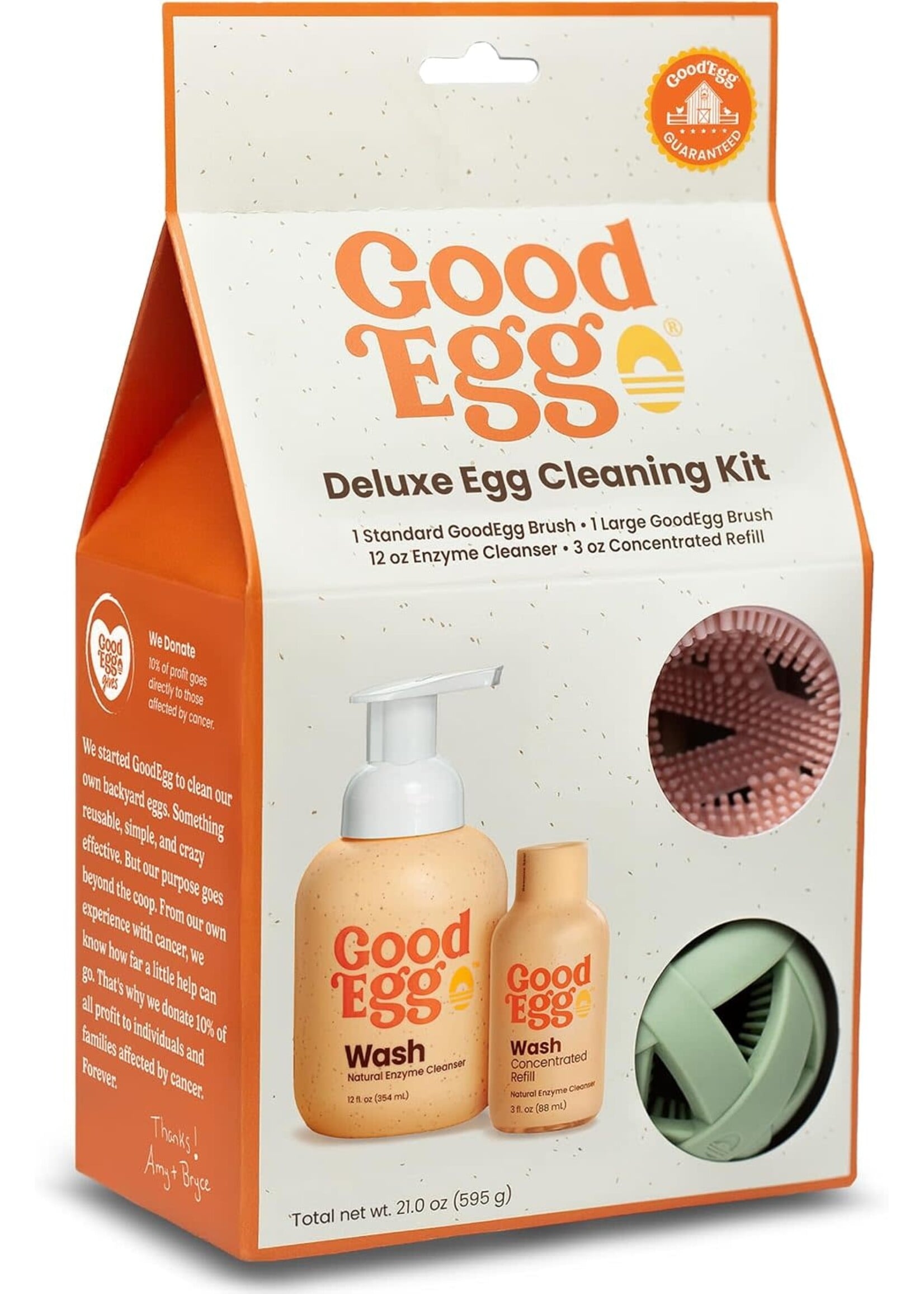 Goodegg , de luxe nettoyeur d’œufs kit, 4pcs