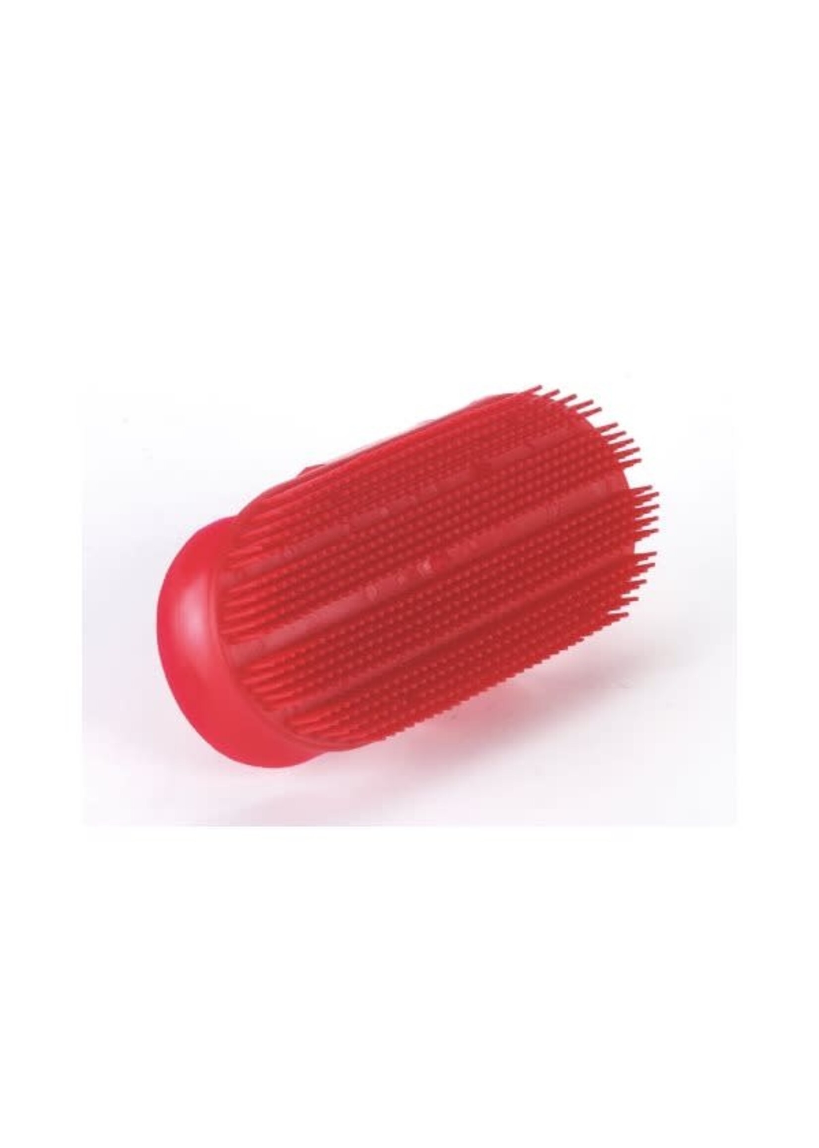 kerbl Étrille de plastique rouge