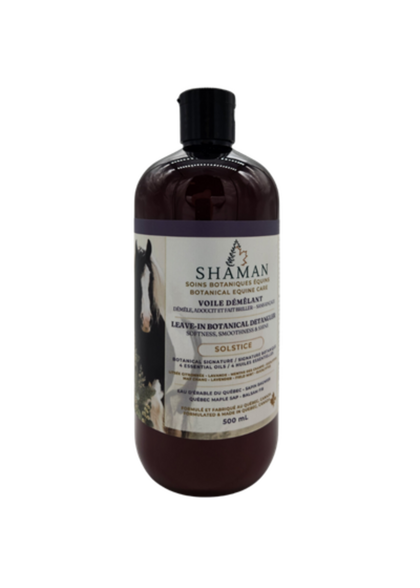 Shaman Solstice Démêlant sans rinçage | Voile Démélant | Cheval | 500ml | Shaman Solstice