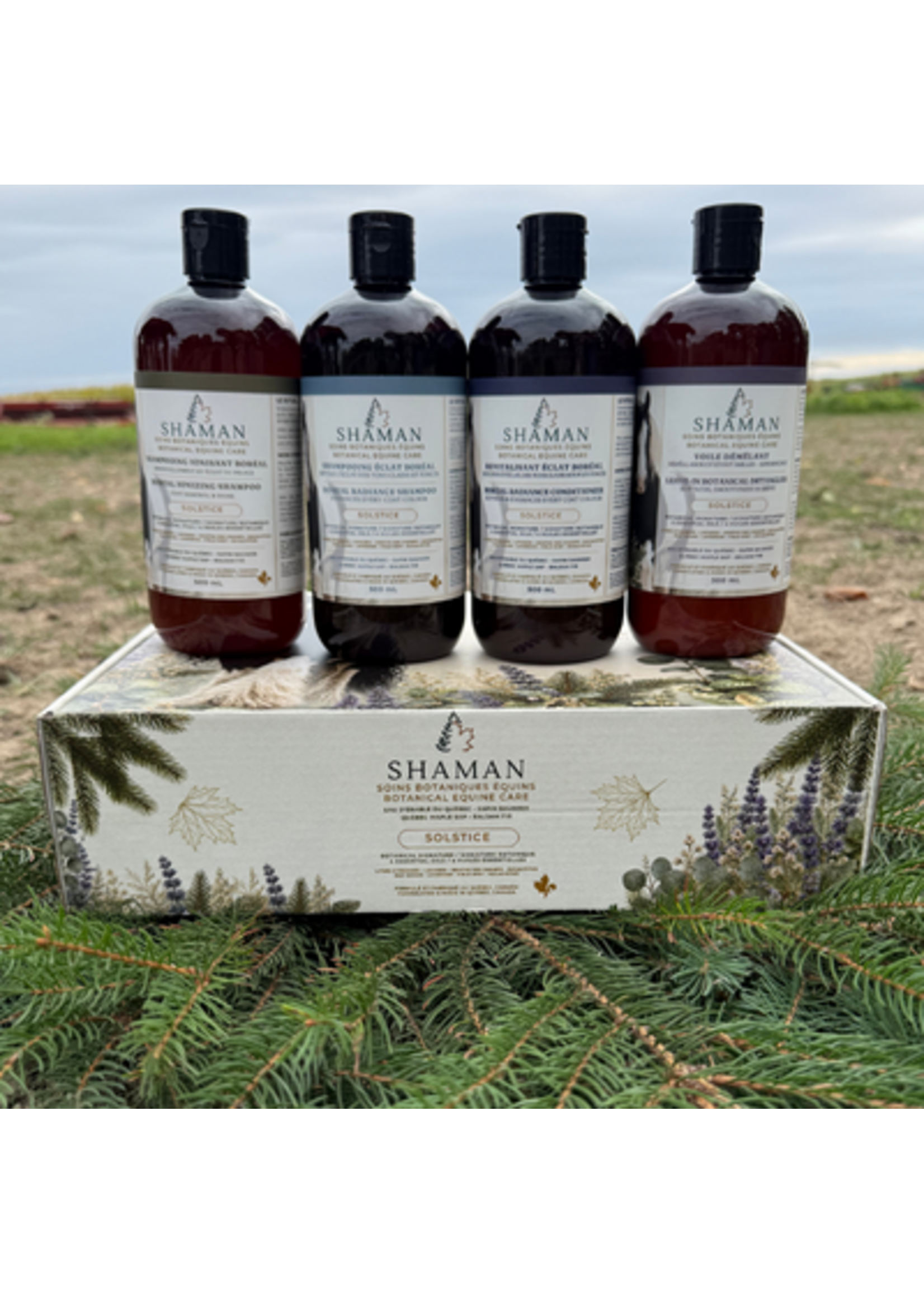 Shaman Solstice Coffret Solstice 4 soins | Cheval | Shaman Solstice, 500ml ch