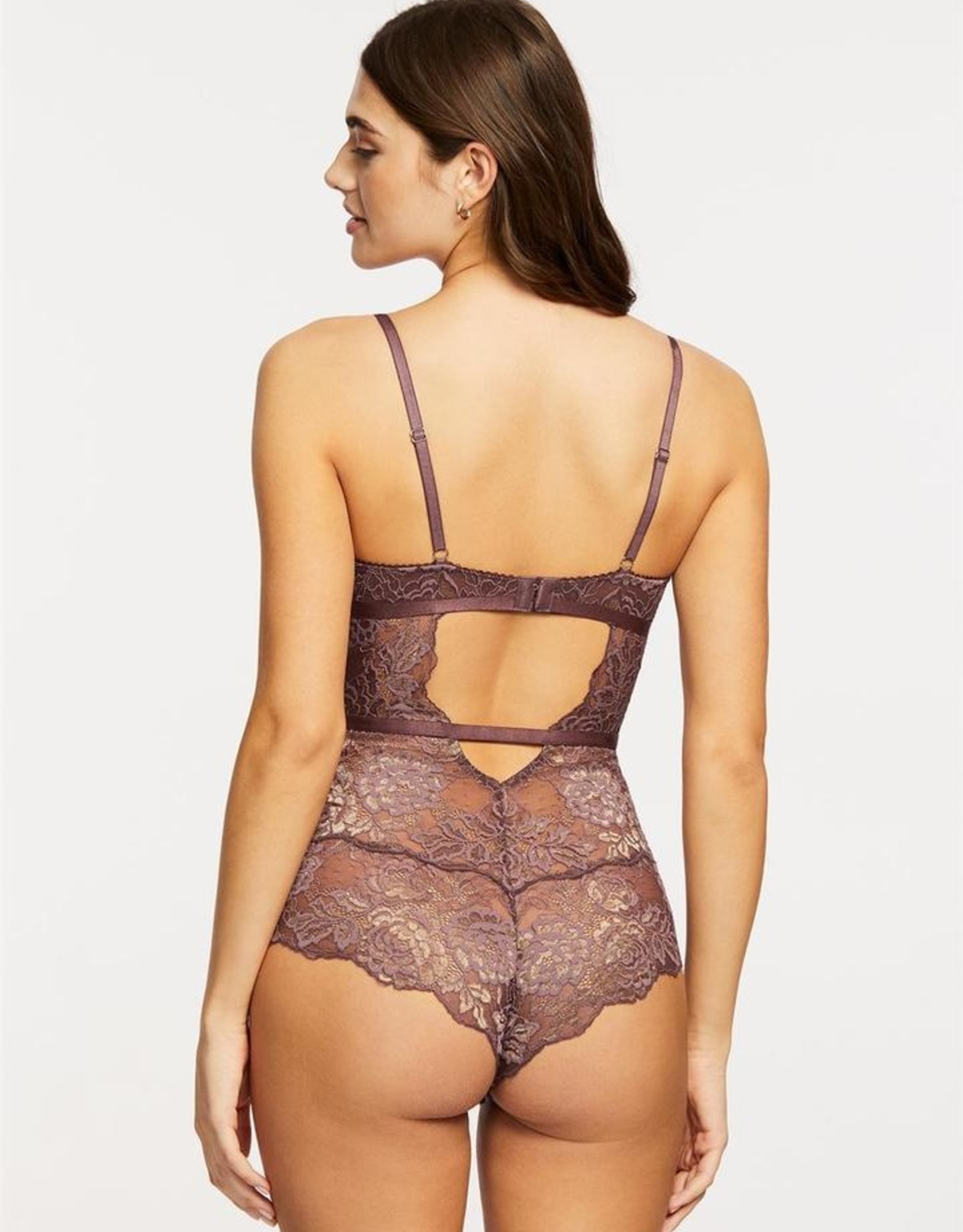 Montelle Sugar Spice Gold Plum Bodysuit - Bisou Lingerie