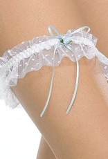 Hanky Panky Hanky Panky Dotted Tulle White Garter