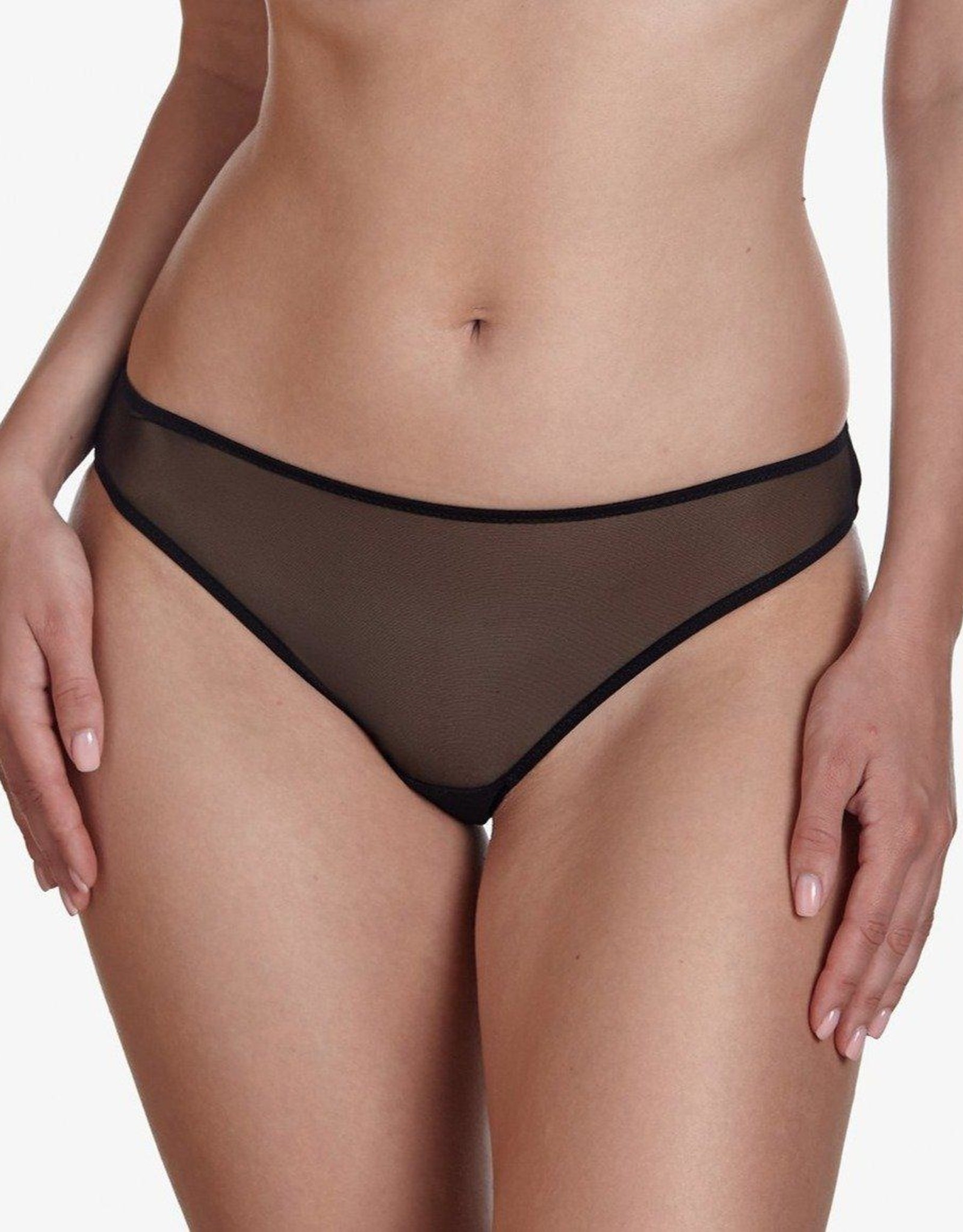 Ajour Ajour Long Black Panties