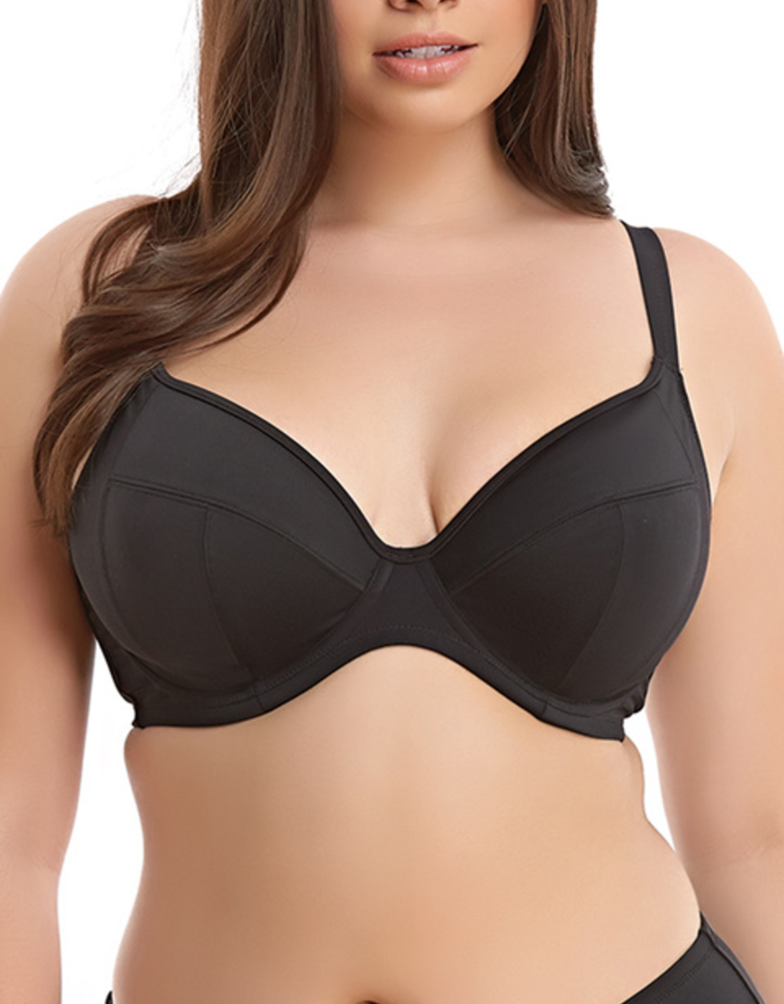 Elomi Essentials Black High Waist Brief – Bras & Honey USA