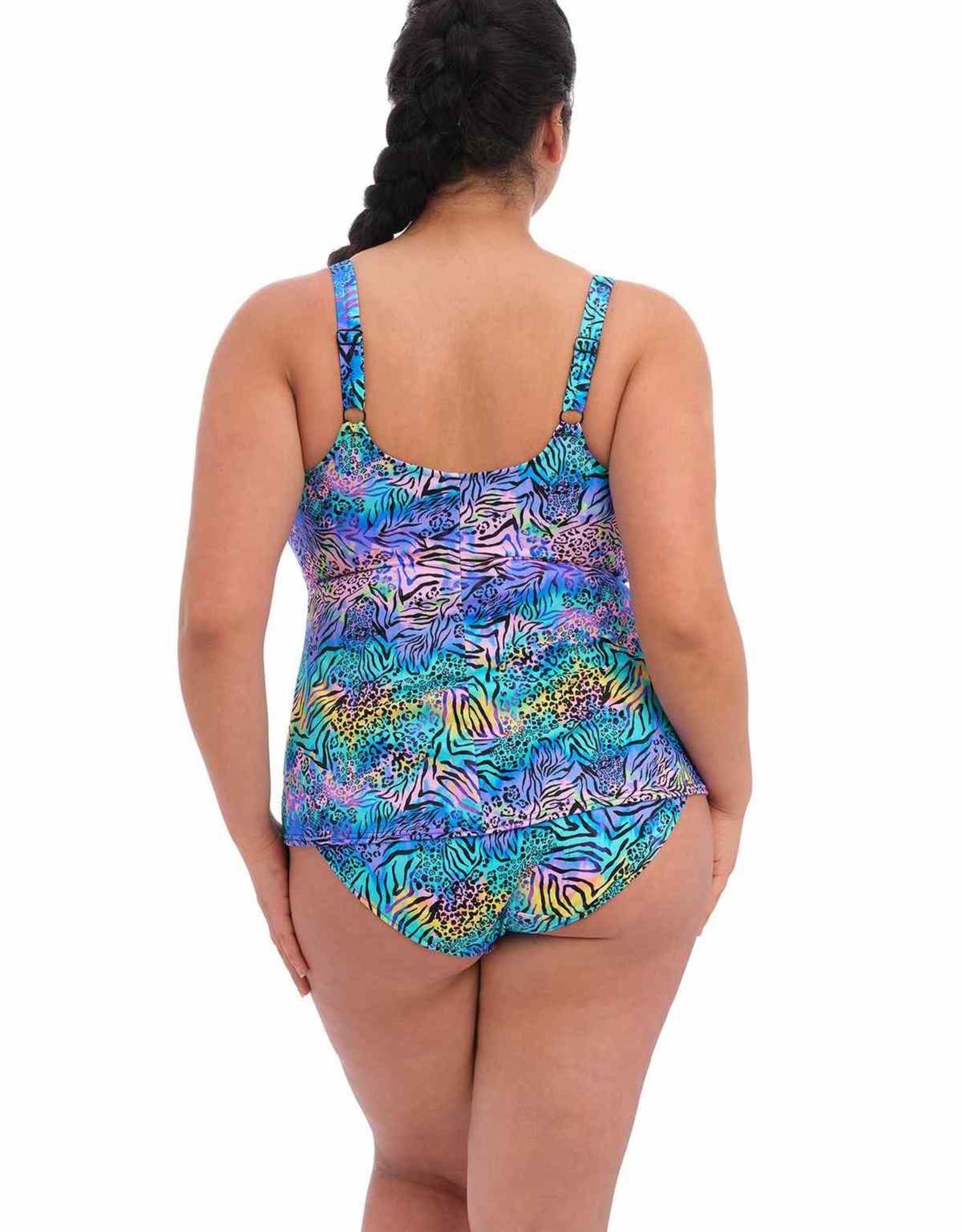 TKR10D-DD Under wire Tankini Built in Bra Banana Leaf MBA MWH