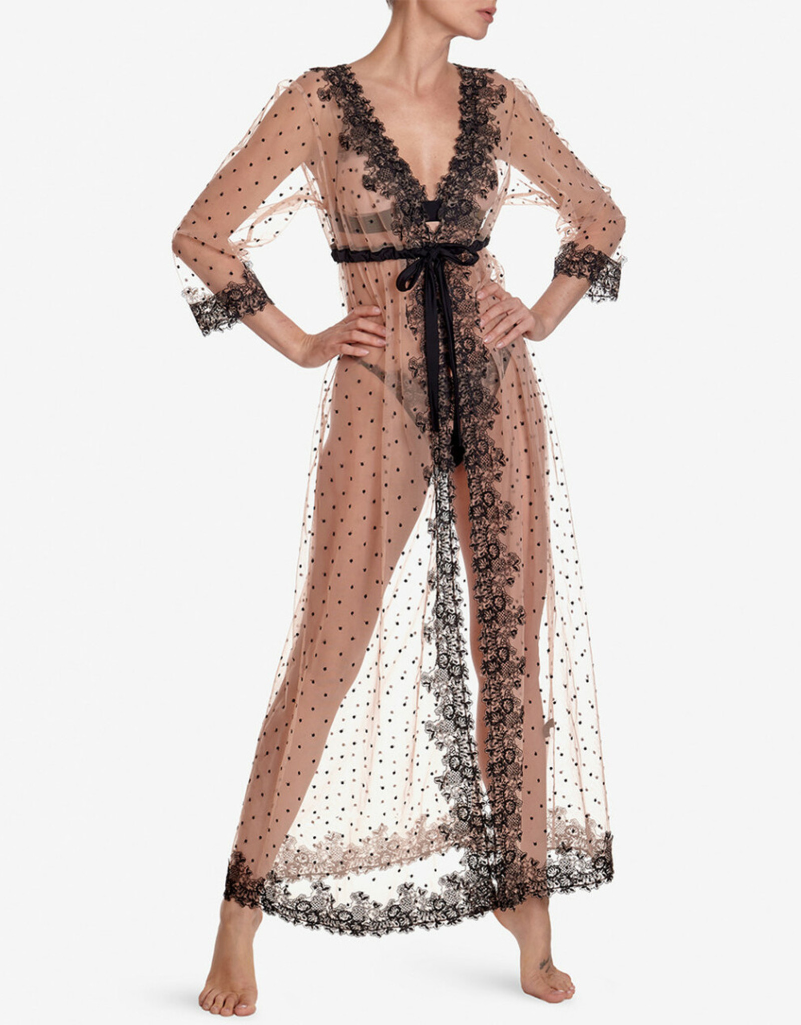 Ajour Ajour Mochaccino Long Robe