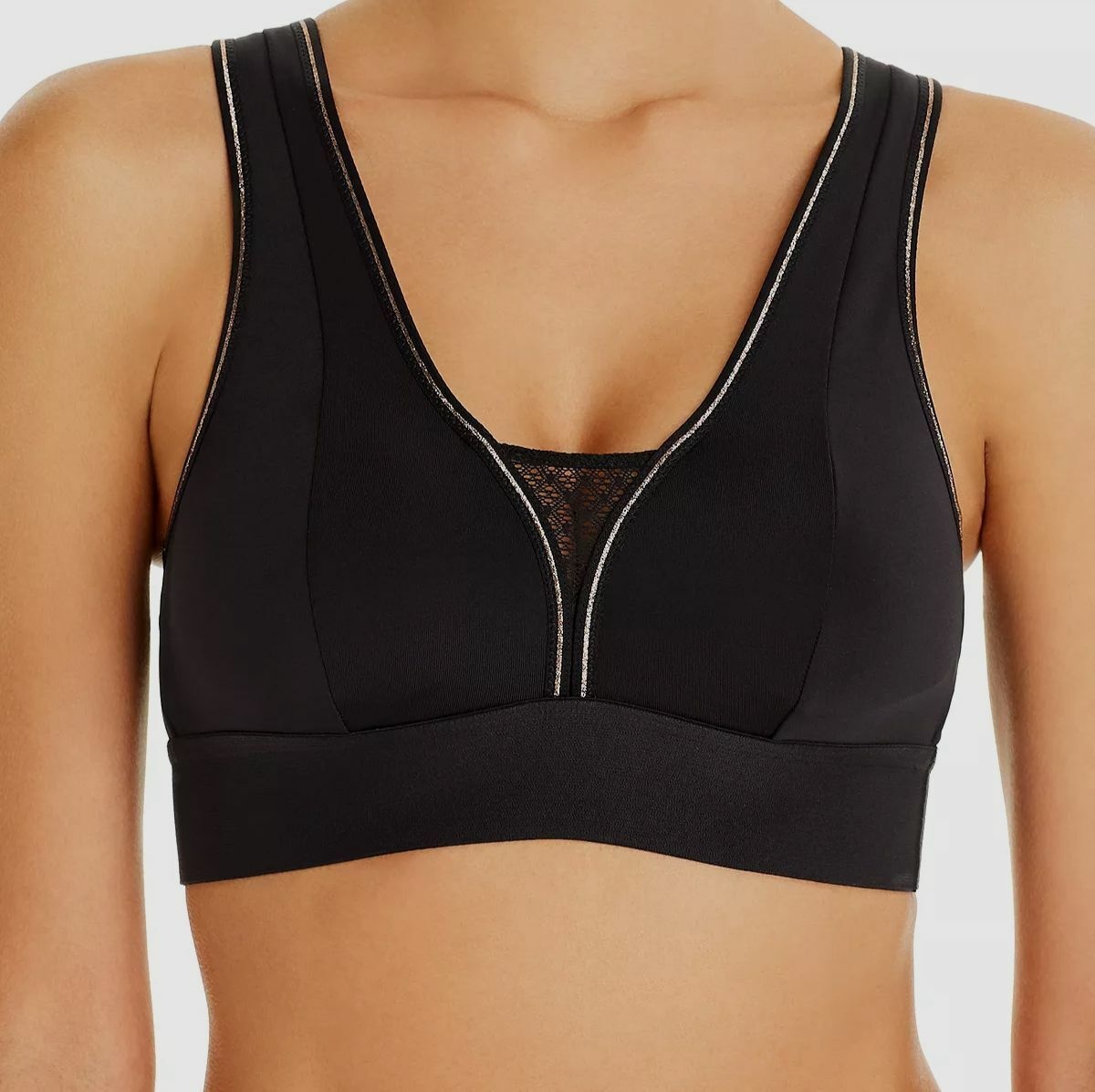 Brassière De Sport Simone Pérèle Harmony - Modèle 1SA261 Noir, Sans