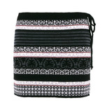 Skirt/Mini/Drawstrng/BlackGreyWhiteRedPattern/Chloe