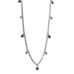 Necklace/Deva/Denim Blue Crystals/Long