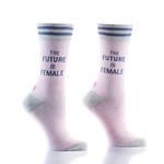 The Future Is Female Womenâ€™s Crew Socks