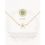 Spartina Sea La Vie Necklace 18" Shine/Starfish