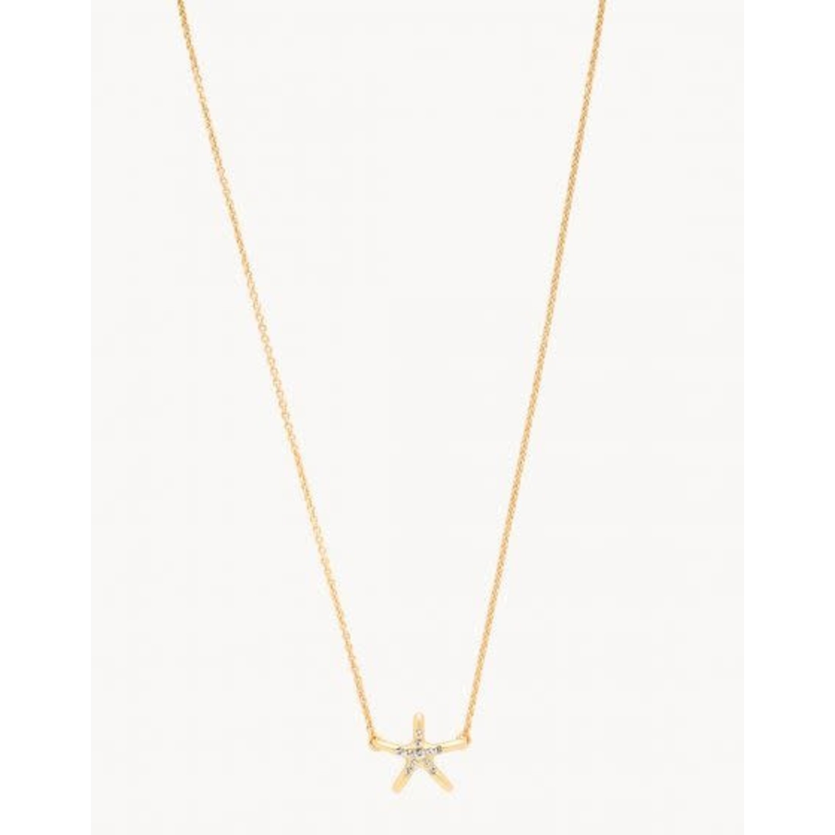 Spartina Sea La Vie Necklace 18" Shine/Starfish