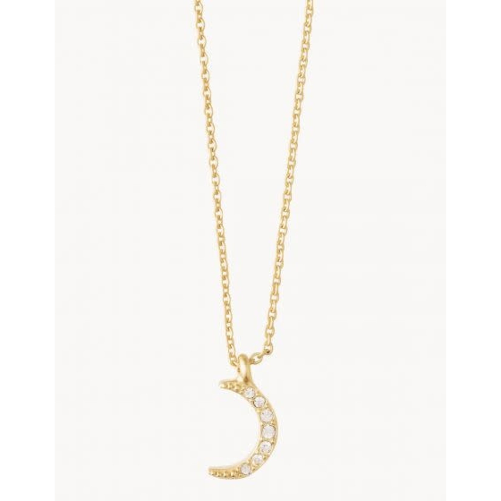 Spartina Sea La Vie Necklace 18" Guiding Light/Crescent Gold