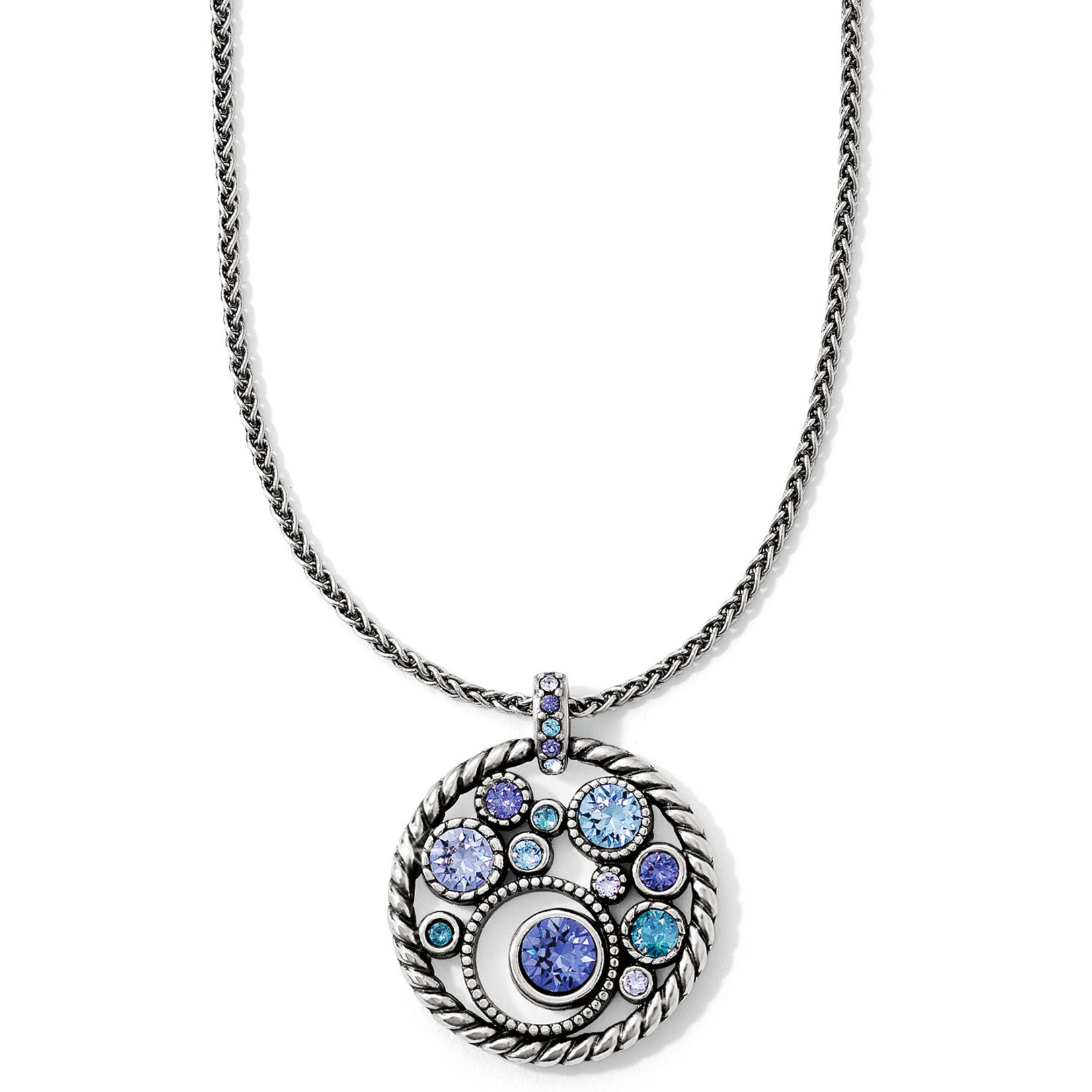 Brighton Halo Necklace Tanzanite