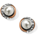 Brighton Neptune's Rings Pearl Button Earrings