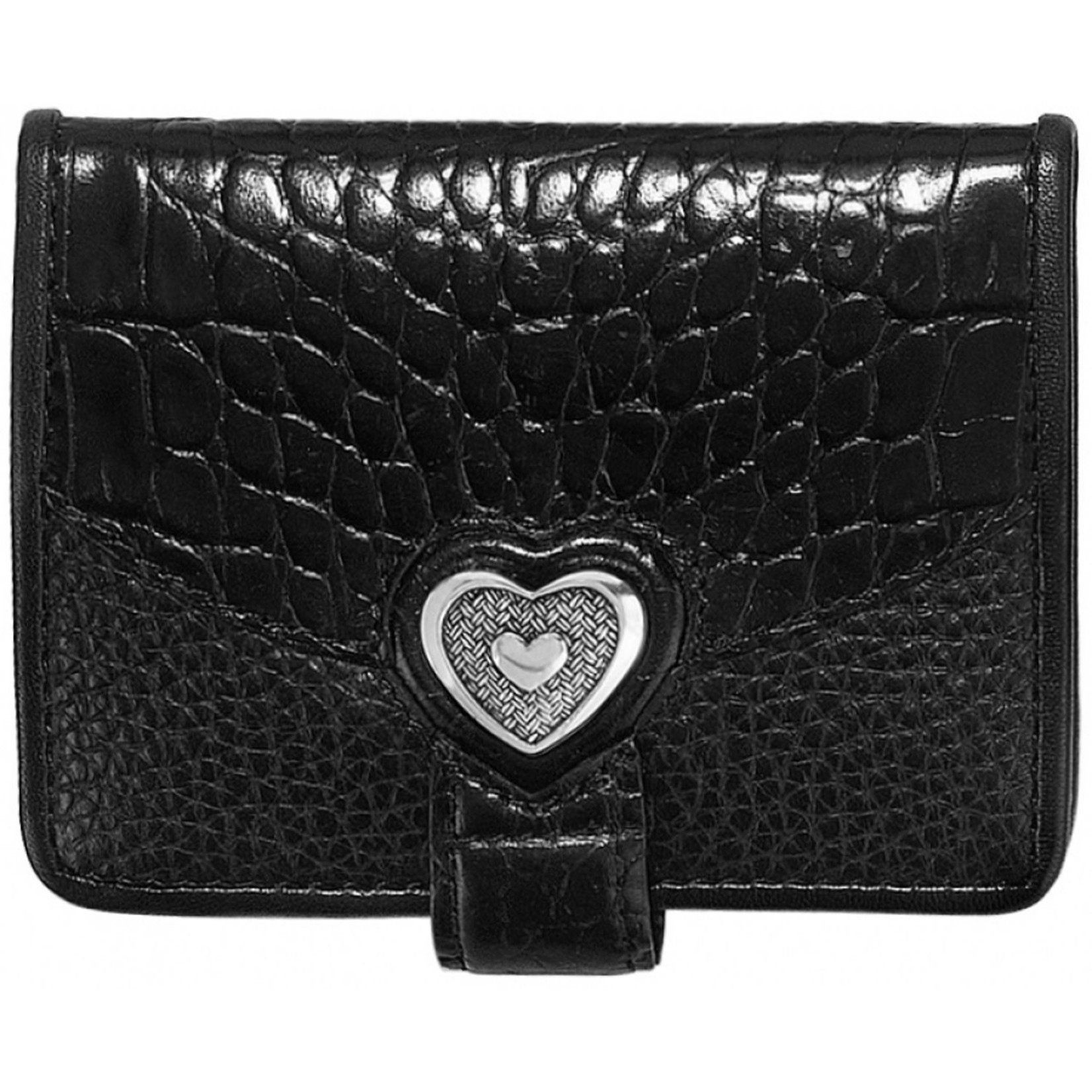 Brighton Bellissimo Heart Small Wallet Black