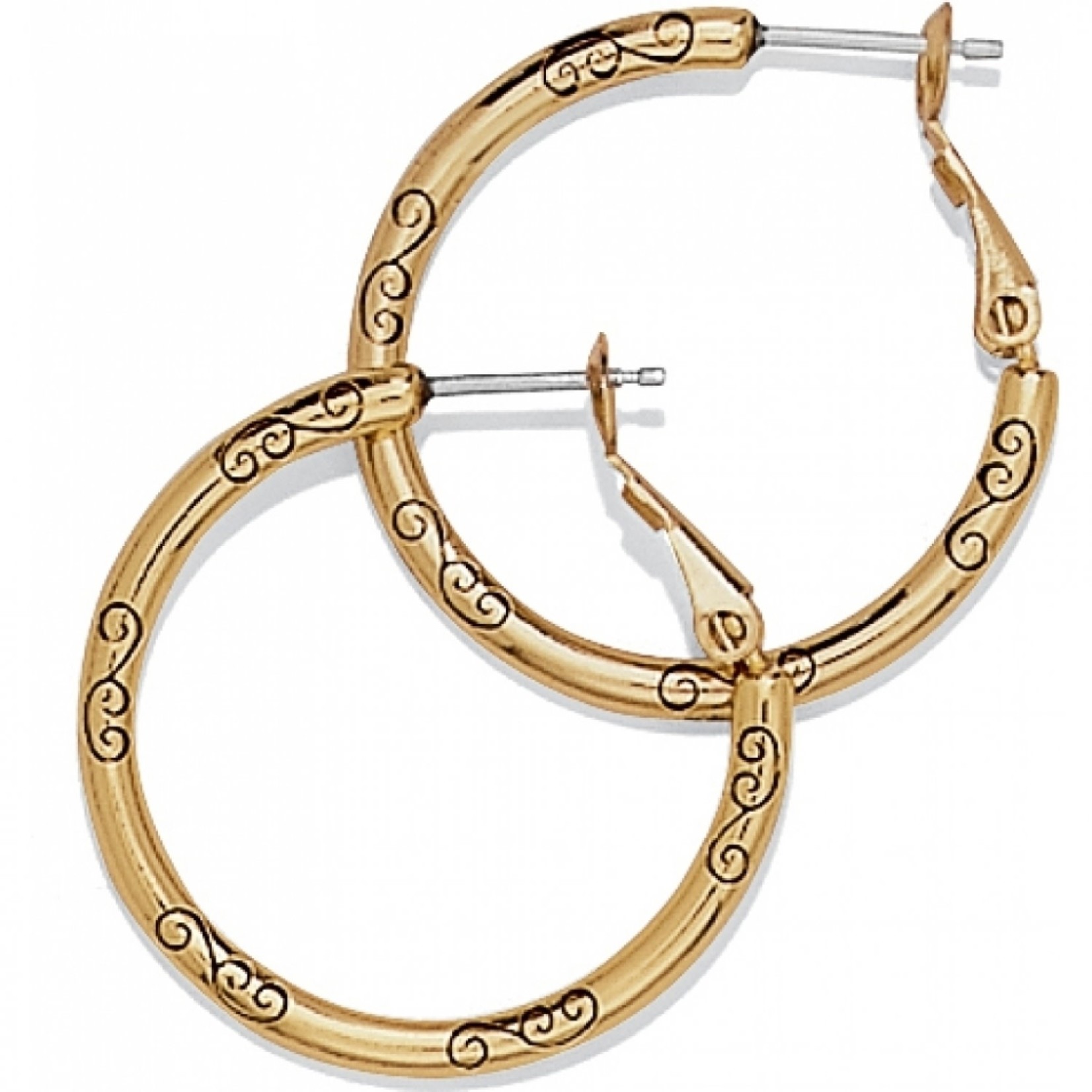 Brighton Small Earring Charm Hoop Gold