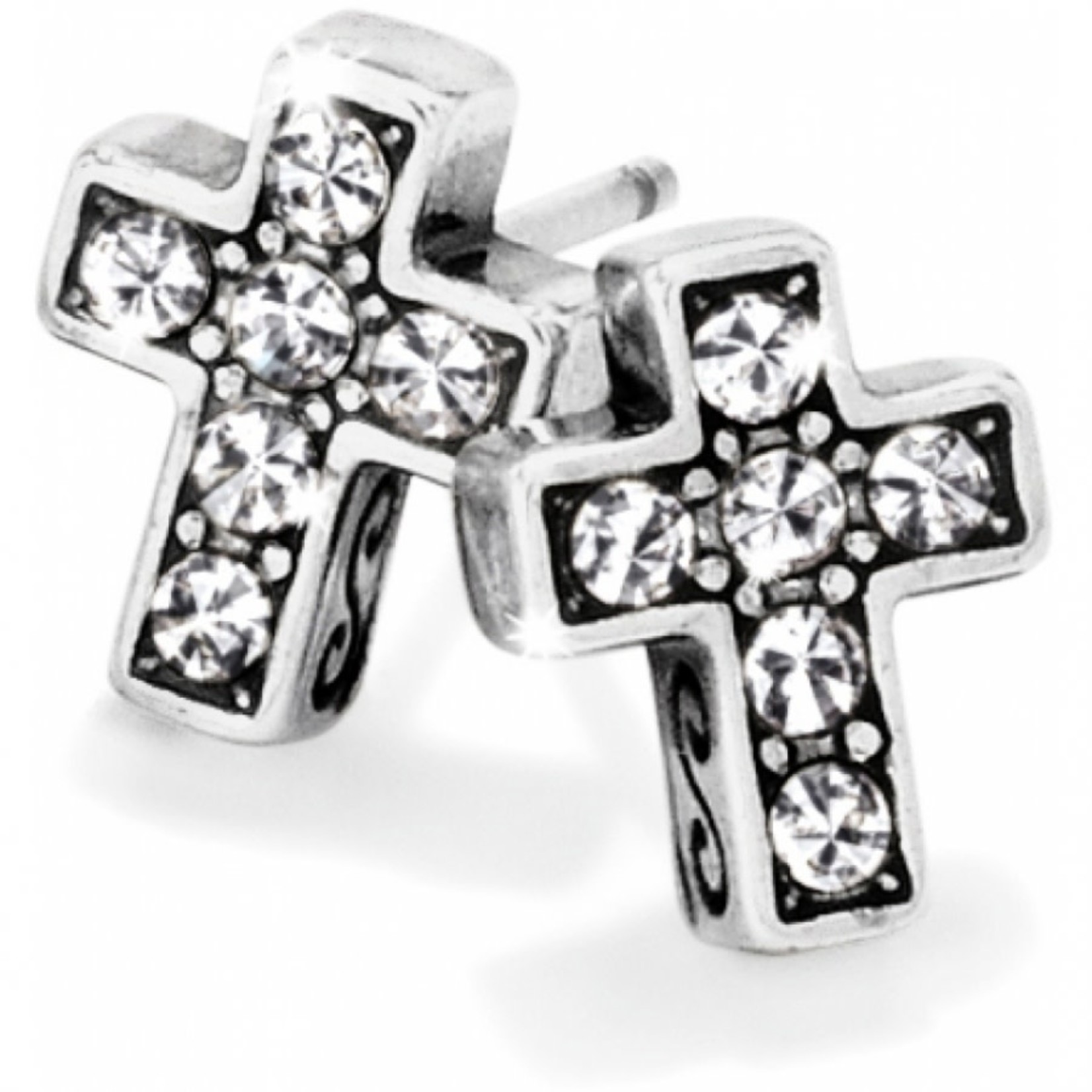 Brighton Starry Night Cross Mini Post Earrings