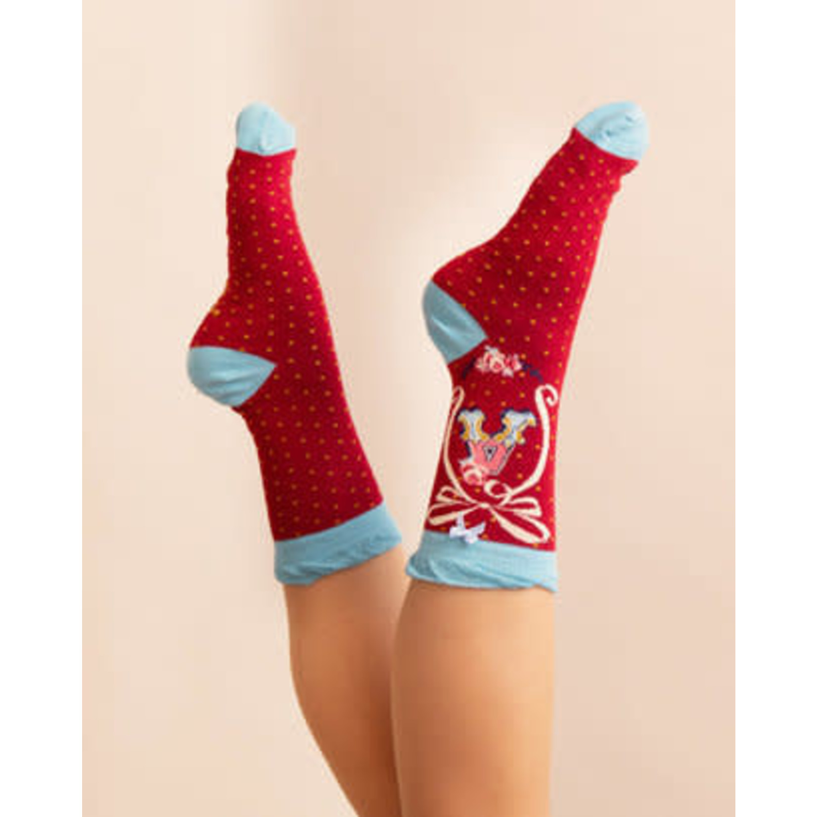 Powder Initial Socks