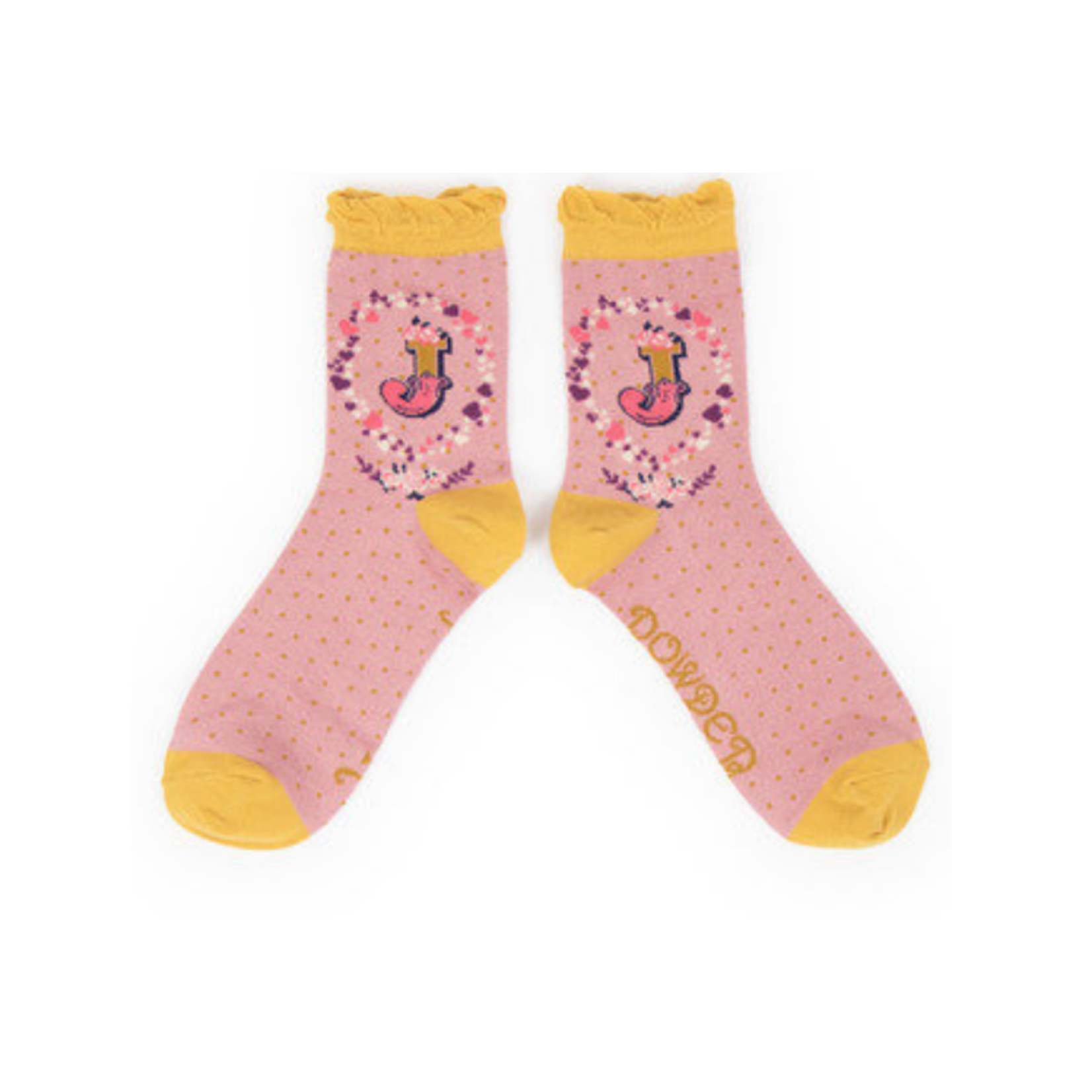 Powder Initial Socks
