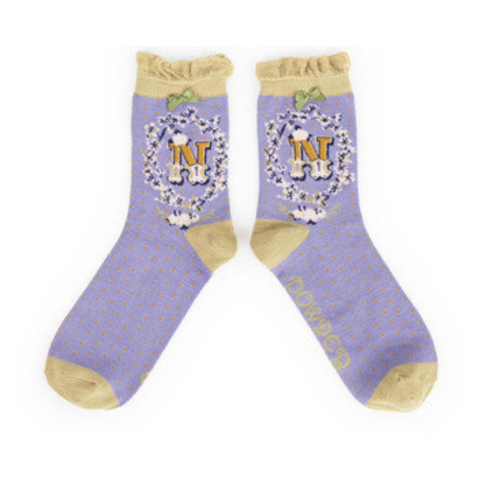 Powder Initial Socks