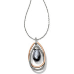 Brighton Neptune's Rings Gray Pearl Pendant Necklace