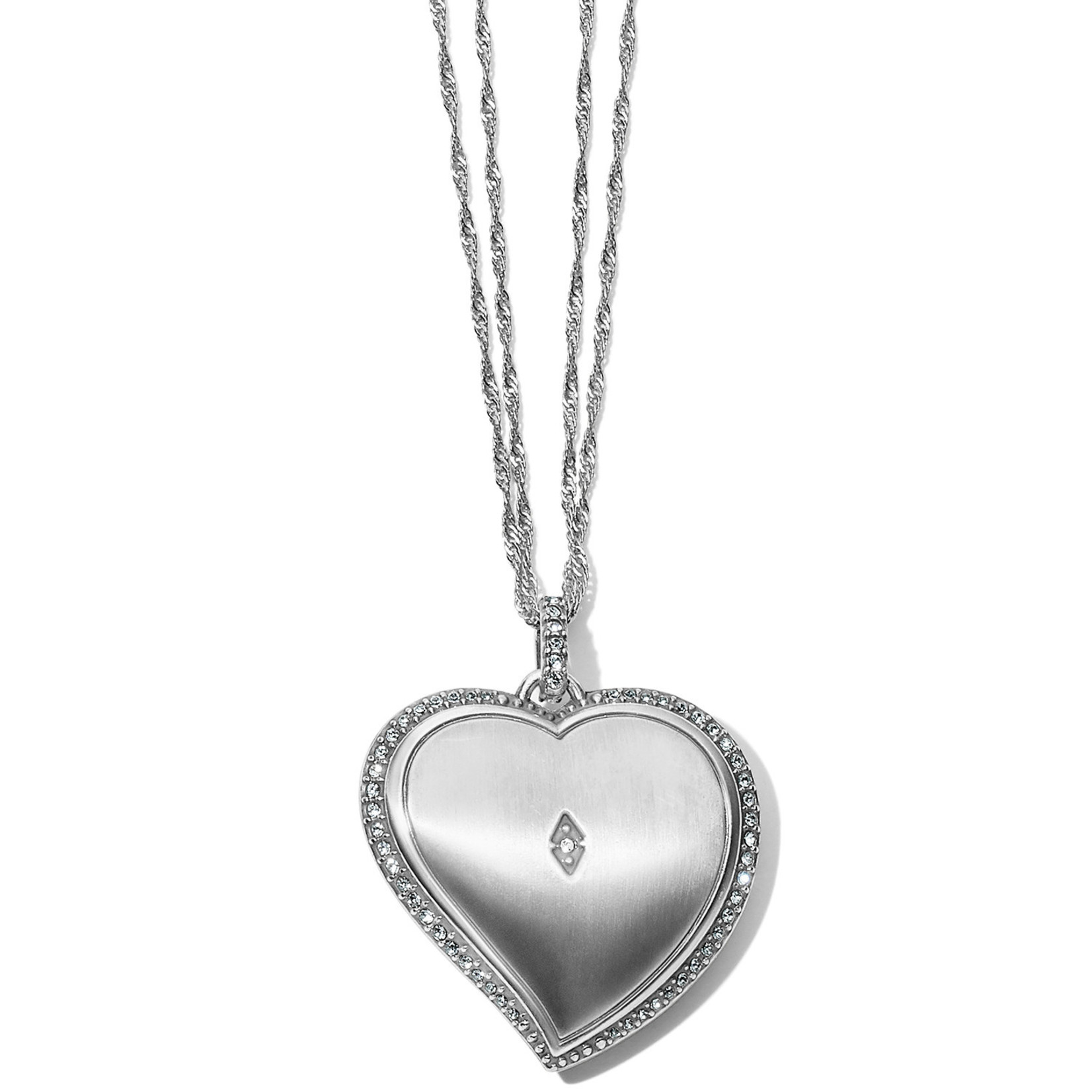 Brighton Trust Your Journey Convertible Reversible Large Heart Necklace