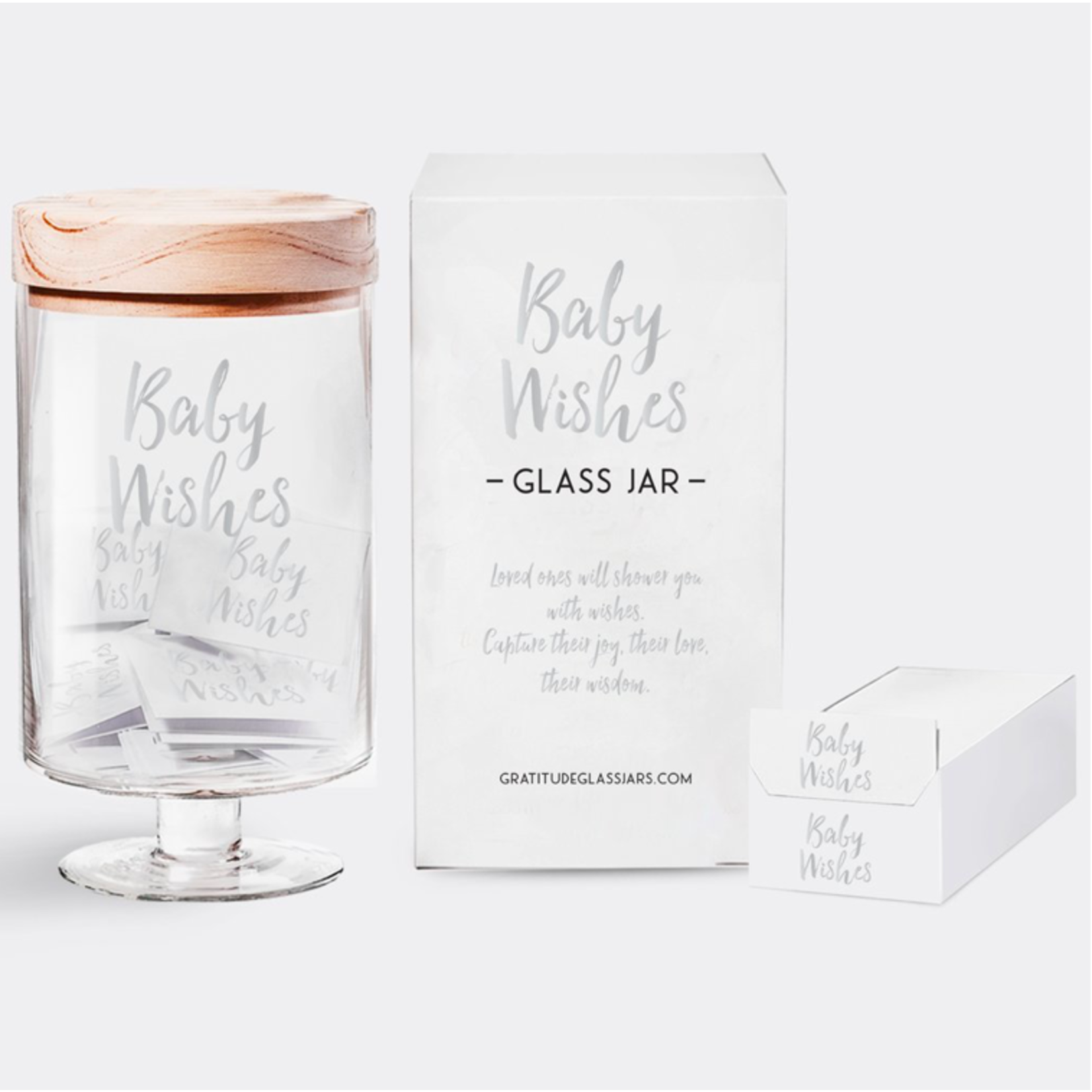 Inspirational Baby Wishes Glass Jar