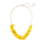 Zenzii Petite Flowers Collar Necklace in Yellow