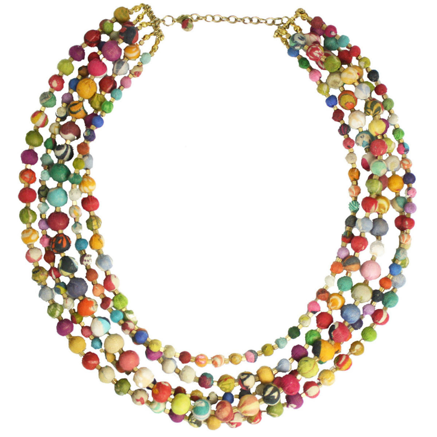 WorldFinds Intertwining Kantha Necklace