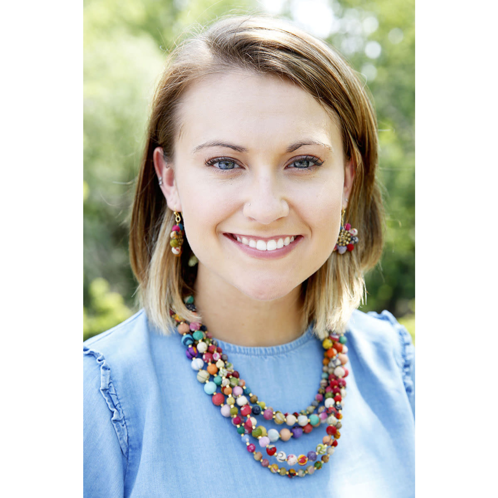 Intertwining Kantha Necklace