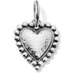 Brighton Valencia Heart Amulet Silver OS