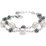 Brighton Rajasthan Jasmin Bracelet Silver-Pearl