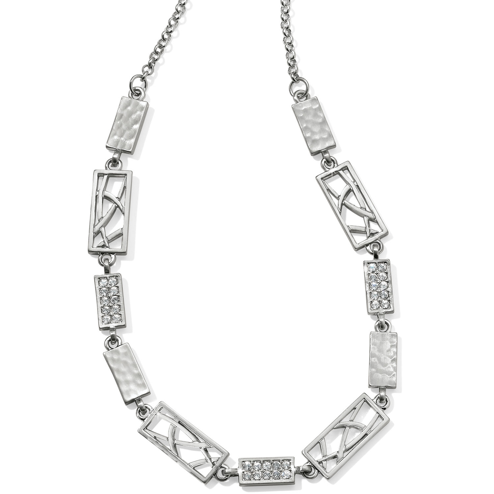 Brighton Meridian Zenith Choker Necklace Silver