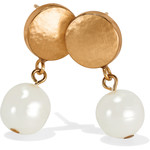 Brighton Mediterranean Pearl Post Drop Earrings Cream