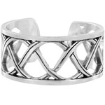 Brighton Christo Sydney Narrow Ring Silver