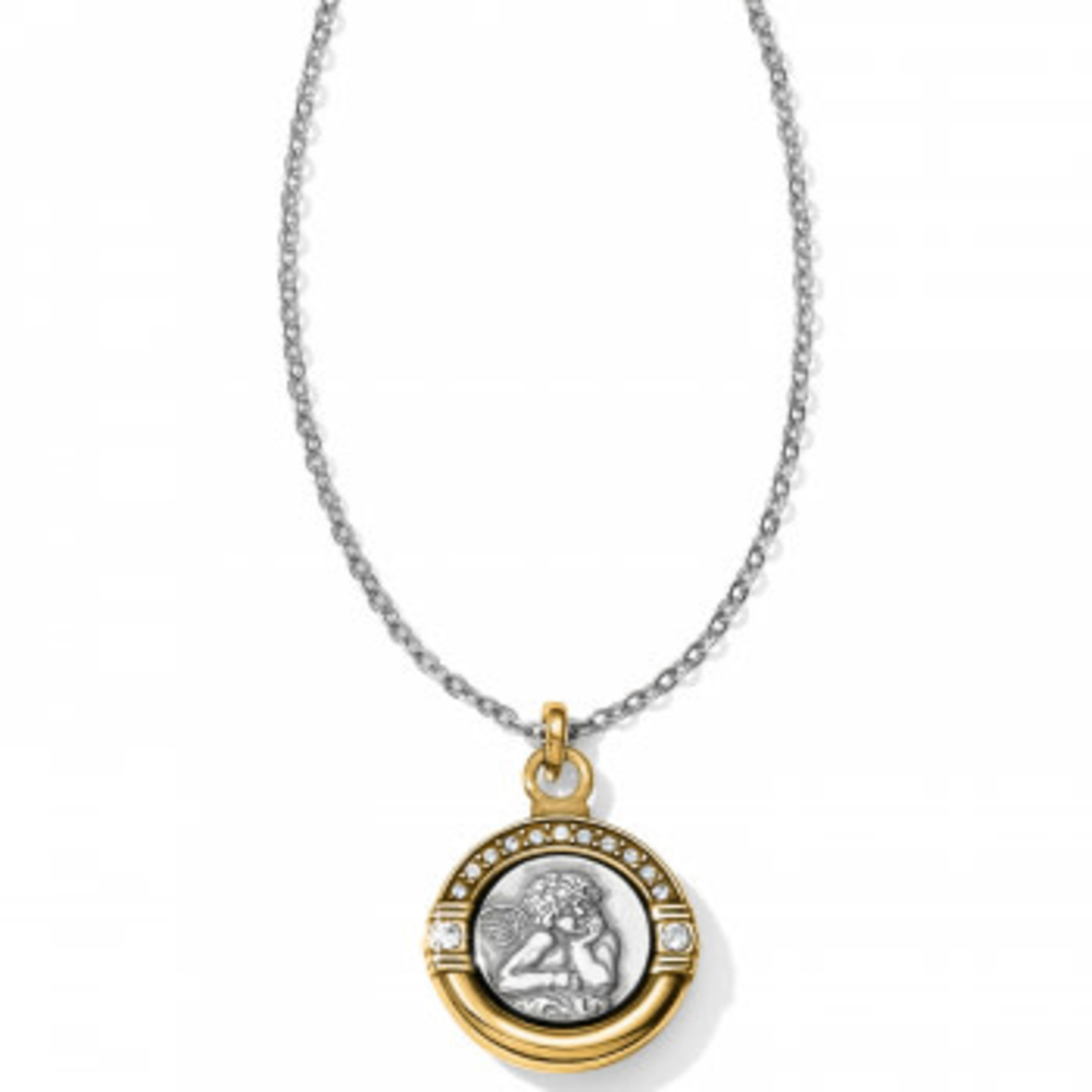 Brighton Cherub Petite Necklace Silver-Gold