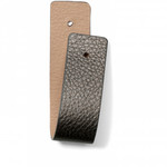 Brighton Leather for Narrow Christo Cuff in Pewter/Sand